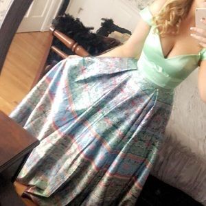 Sherri hill prom dress two piece ball gown